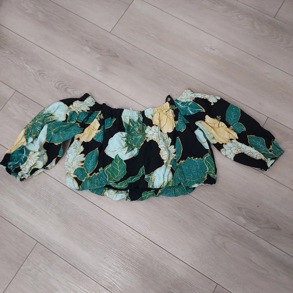 Free People, XS, off the shoulder floral top - Picture 4 of 4